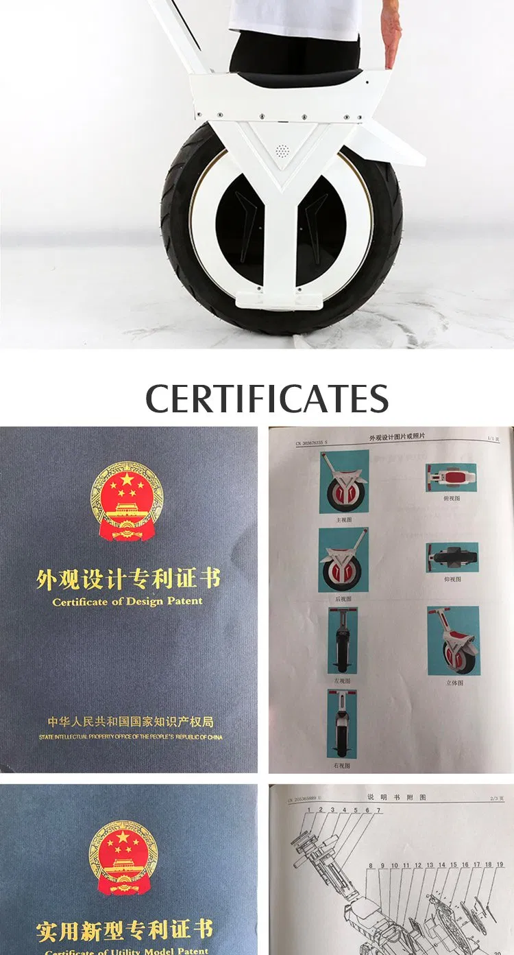 Monowheel Electric Scooter 1 Wheel Electric Scooter Onewheel, Single Wheel Balance Electric Scooter