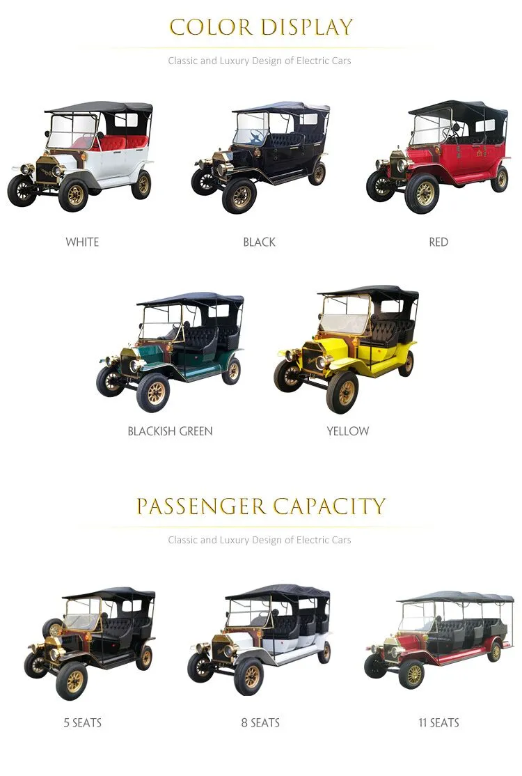 Most Popular 100km Endurance Mileage 5 Seats Electric Golf Carts