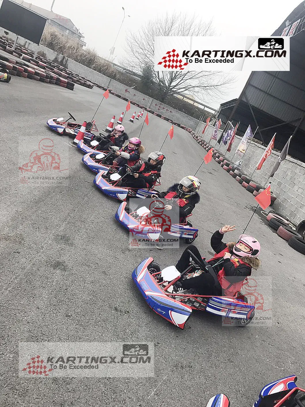 Most Popular Kids Electric Racing Go Cart Indoor for Sale