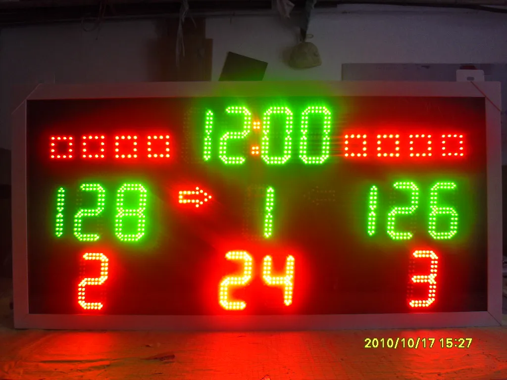 Multifunctional LED Scoreboard for Different Sports Games