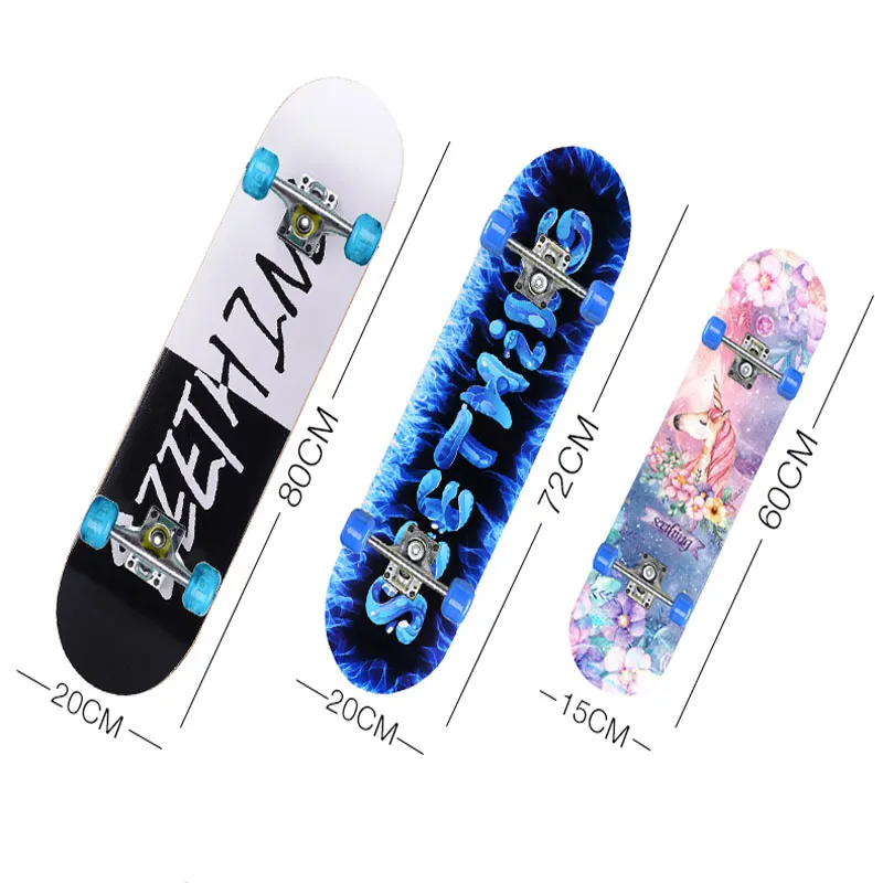 New Design Four-Wheel Blank Skateboard for Adult Skate Board Decks