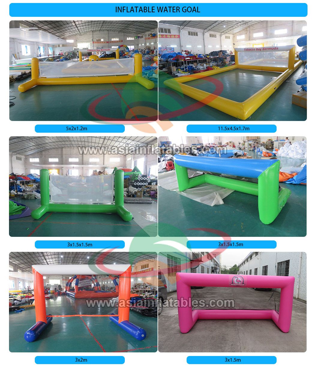 New Design Water Park Inflatable Football Goal for Sports Game