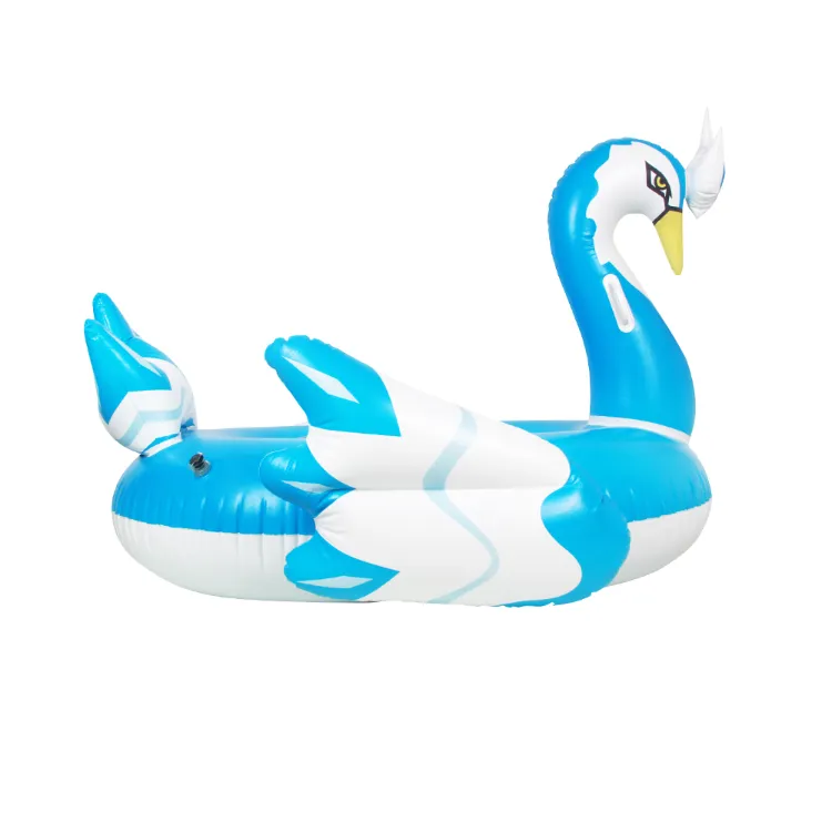 Non-Phthalate PVC Cheap Floating Speaker Solar Lights Inflatable Animal Pool Rider