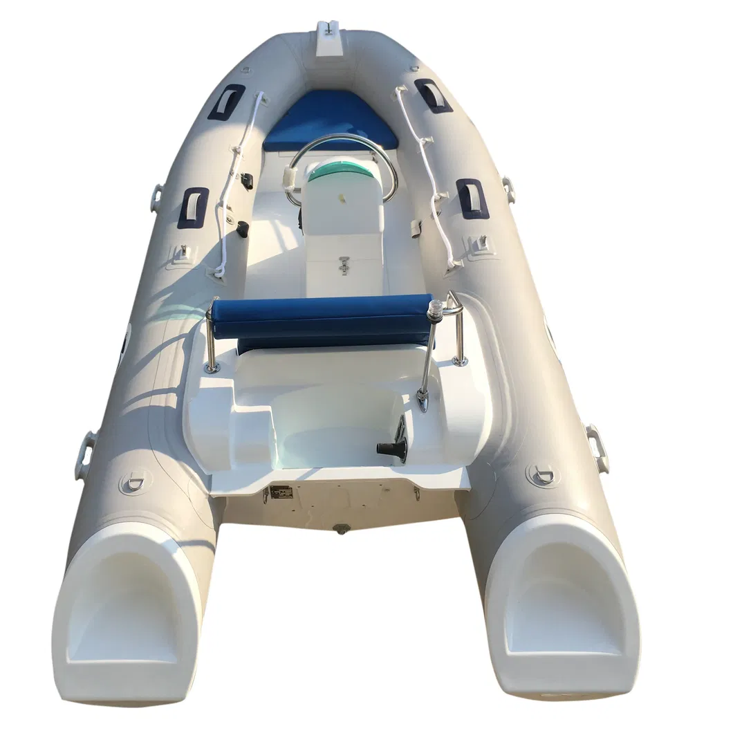 Rib Boat Firberglass Boat Rigid Inflatable Rescue Boat for Sale