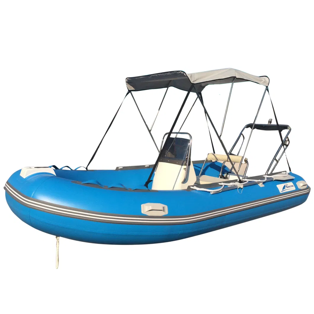 Rib390 Bateaux Gonflables Imbarcazioni Catamaran Fishing Roll Bar Boat Yate Barco Inchable Inflatable Rib Catamarano a Vela Luxury Boat for Sale