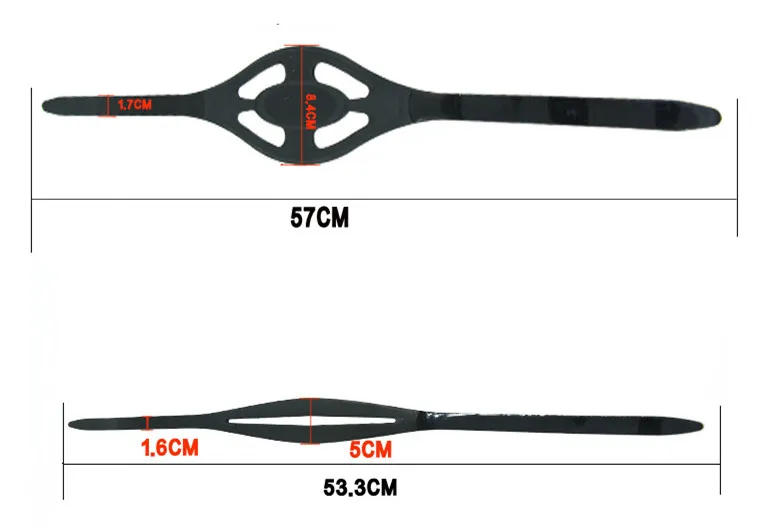 Silicone Mask Strap Great for Scuba Divers and Water Sports