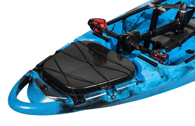 Single Plastic Pedal Drive Rowing No Inflatable Fishing Kayak with Pedal Boat