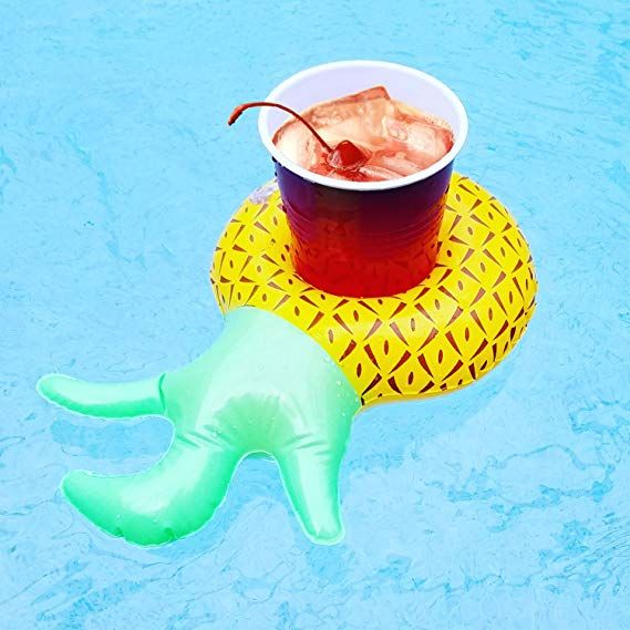 Wholesale PVC Inflatable Fruit Pool Float Cup Tray